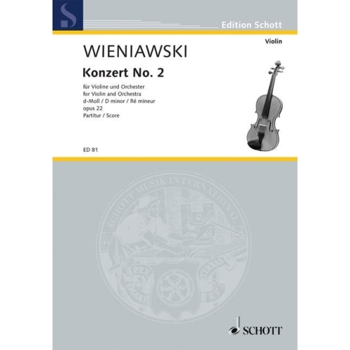 Wieniawski, Henri - Violin Concerto No. 2 in D Minor op. 22