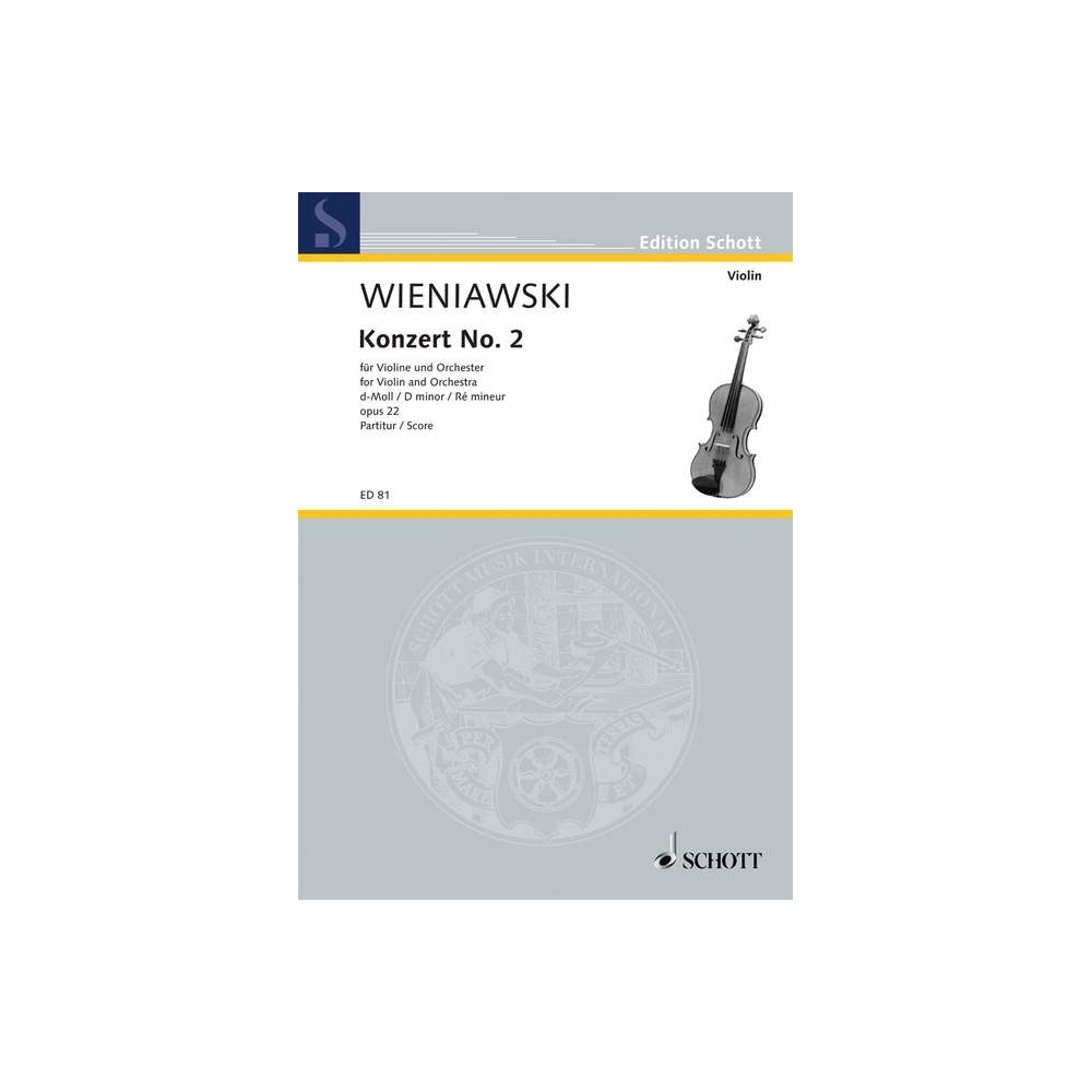 Wieniawski, Henryk - Violin Concerto No. 2 in D Minor op. 22 