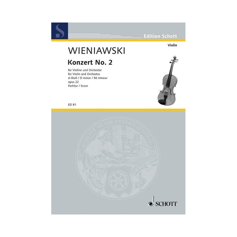 Wieniawski, Henri - Violin Concerto No. 2 in D Minor op. 22