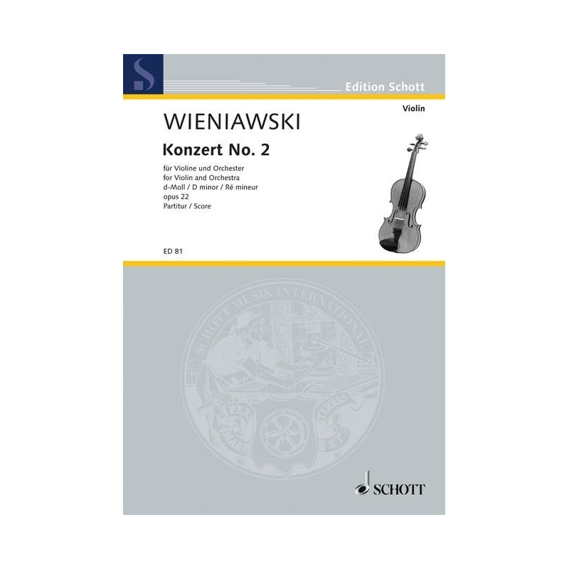 Wieniawski, Henryk - Violin Concerto No. 2 in D Minor op. 22