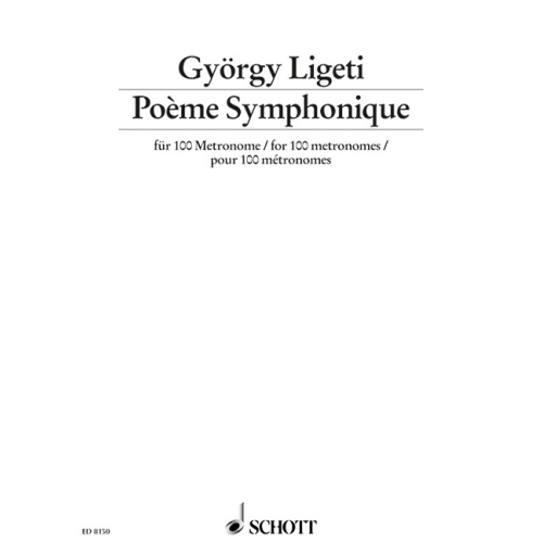 Ligeti, Gyoergy - Poème Symphonique