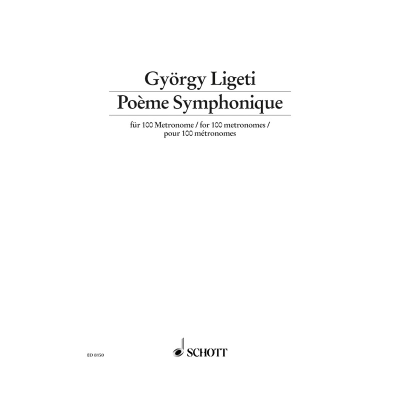 Ligeti, Gyoergy - Poème Symphonique