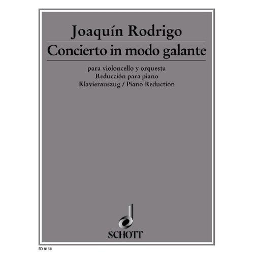 Rodrigo, Joaquín - Concerto in modo galante