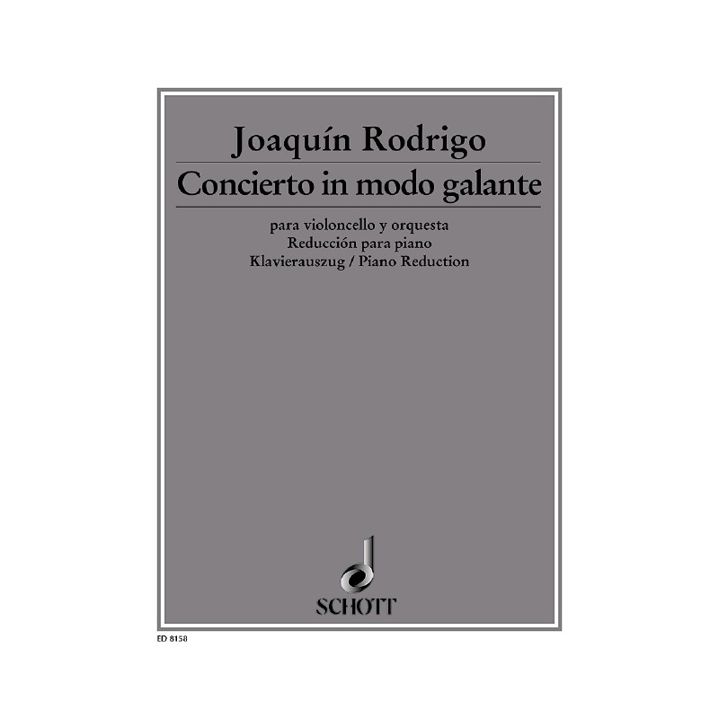 Rodrigo, Joaquín - Concerto in modo galante