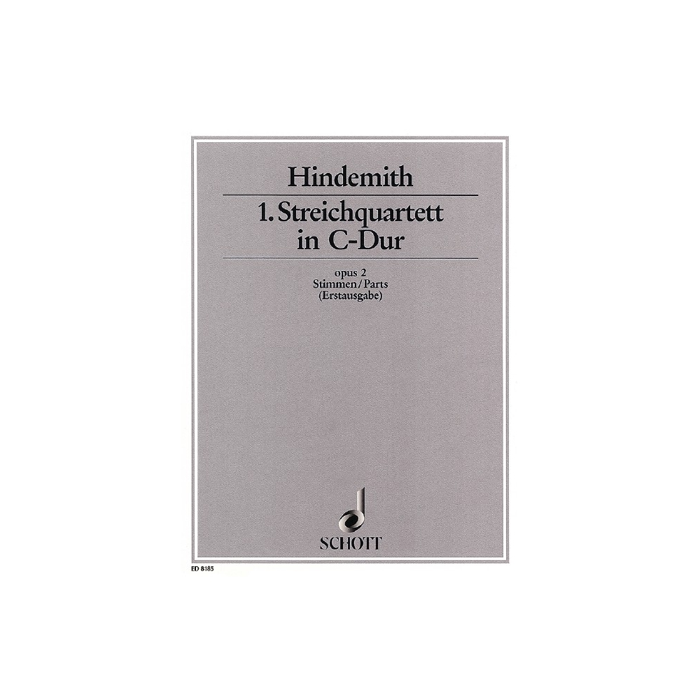 Hindemith, Paul - 1st String Quartet C Major op. 2