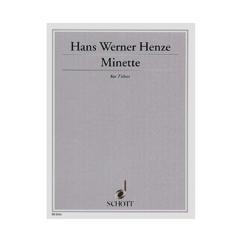 Henze, Hans Werner - Minette
