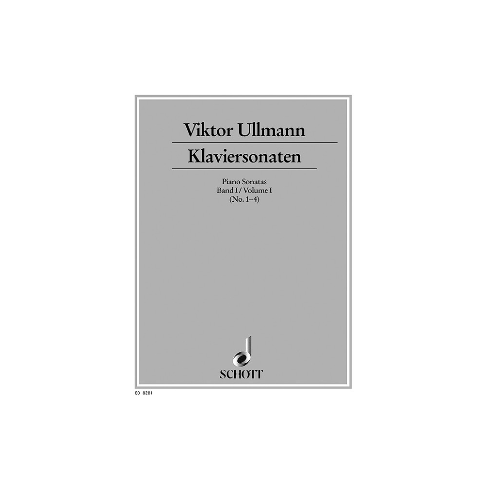 Ullmann, Viktor - Piano Sonatas   Band 1