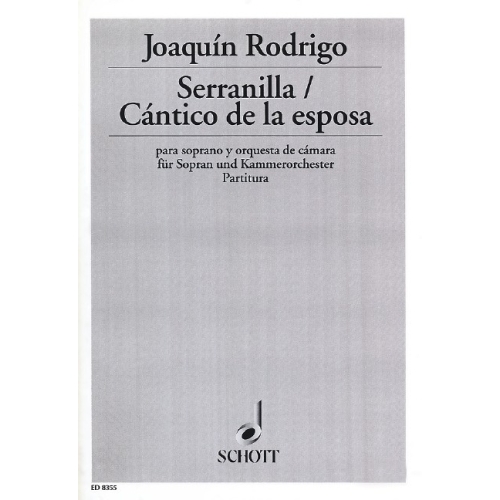 Rodrigo, Joaquín - Cántico de la esposa / Serranilla