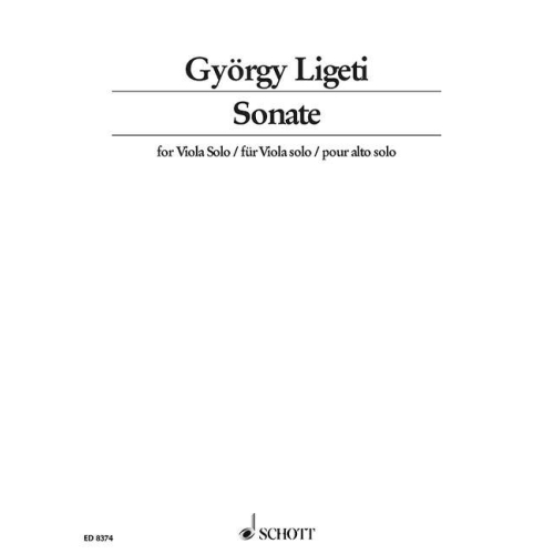 Ligeti, Gyoergy - Sonata