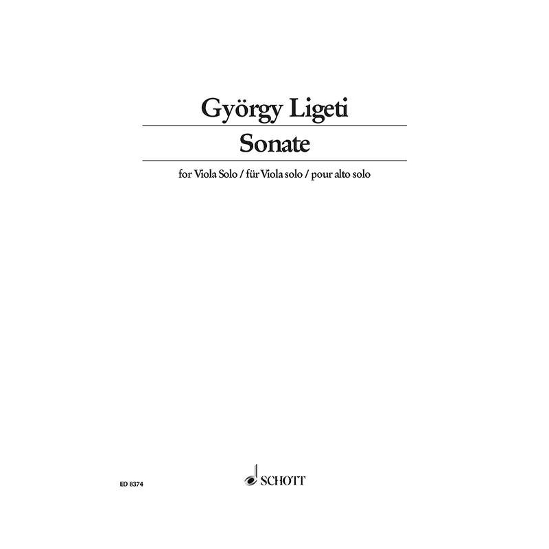Ligeti, Gyoergy - Sonata