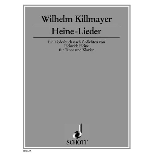Killmayer, Wilhelm - Heine Songs