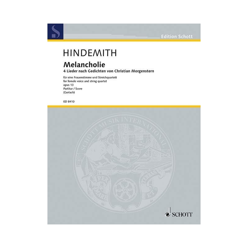 Hindemith, Paul - Melancholy op. 13
