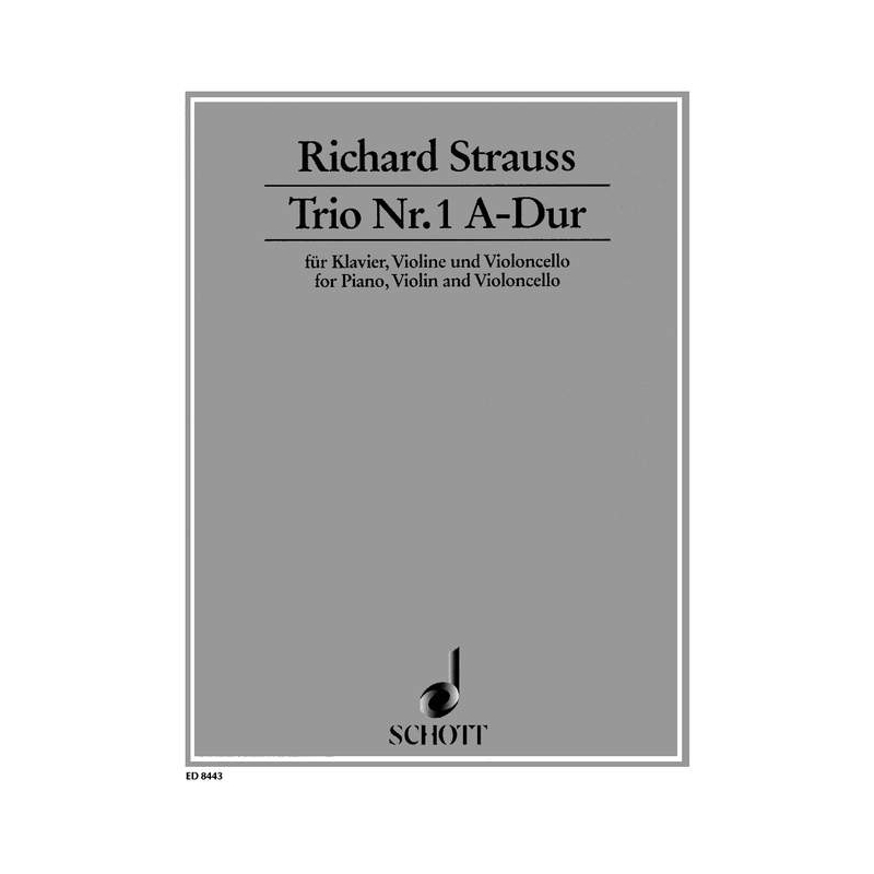 Strauss, Richard - Trio No. 1 o. Op. AV 37 AV 37