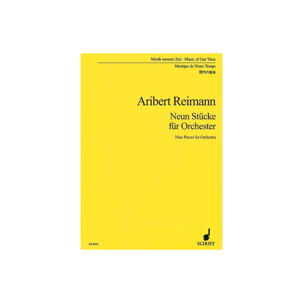 Reimann, Aribert - 9 Pieces
