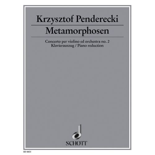 Penderecki, Krzysztof - Metamorphosen 