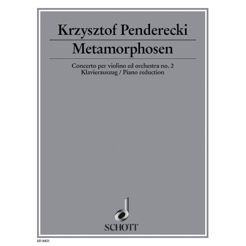 Penderecki, Krzysztof - Metamorphosen