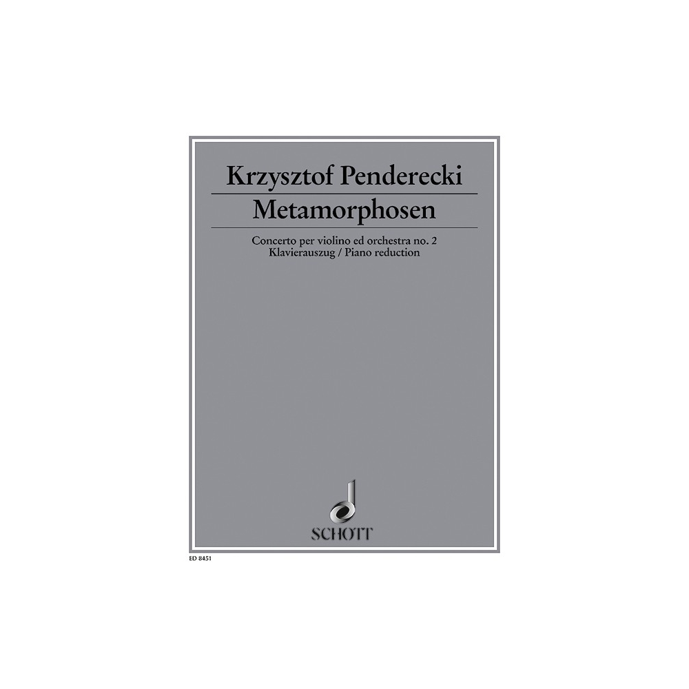 Penderecki, Krzysztof - Metamorphosen 