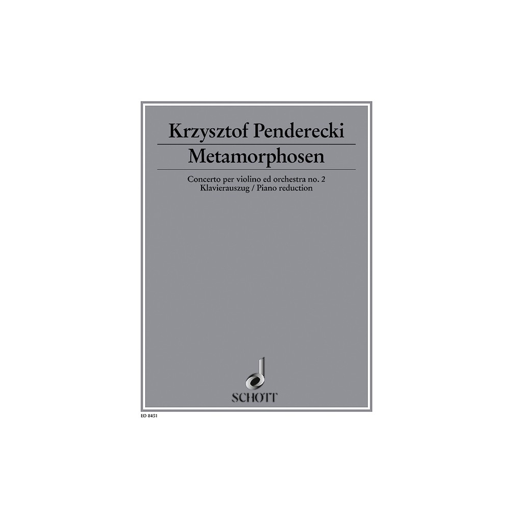 Penderecki, Krzysztof - Metamorphosen