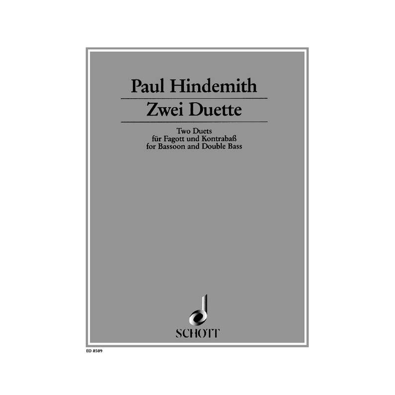 Hindemith, Paul - 2 Duets