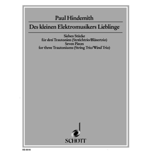 Hindemith, Paul - Des kleinen Elektromusikers Lieblinge
