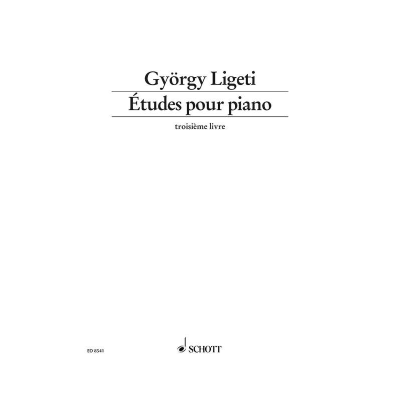 Ligeti, Gyoergy - Studies for piano   Band  3/1