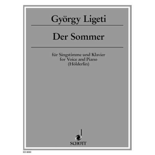 Ligeti, Gyoergy - The summer