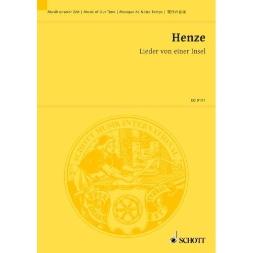 Henze, Hans Werner - Lieder von einer Insel