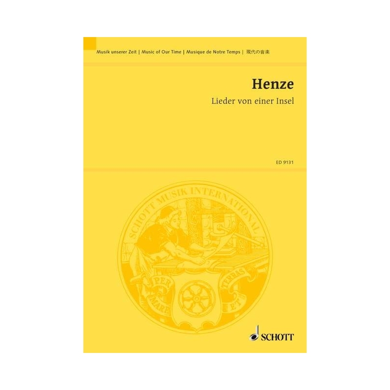 Henze, Hans Werner - Lieder von einer Insel