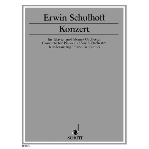 Schulhoff, Erwin - Concerto op. 43