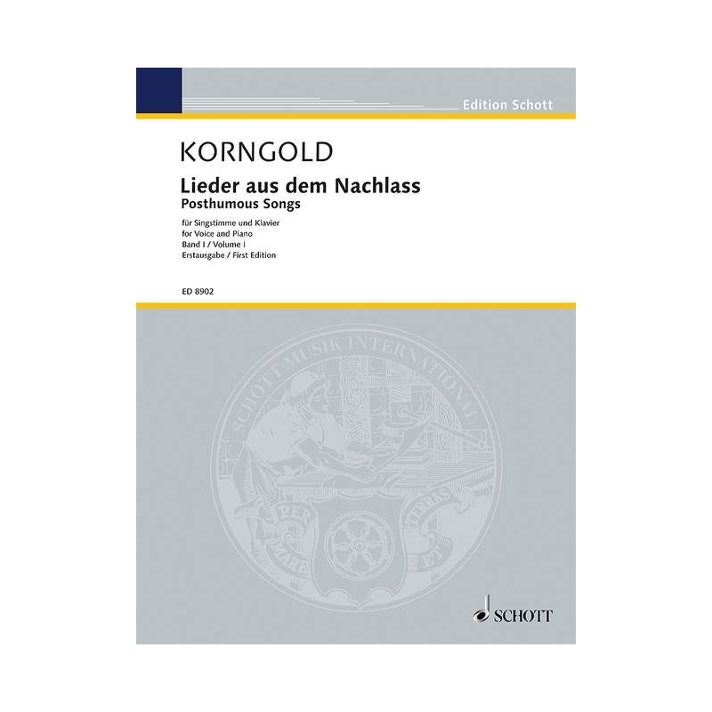 Korngold, Erich Wolfgang - Posthumous Songs 