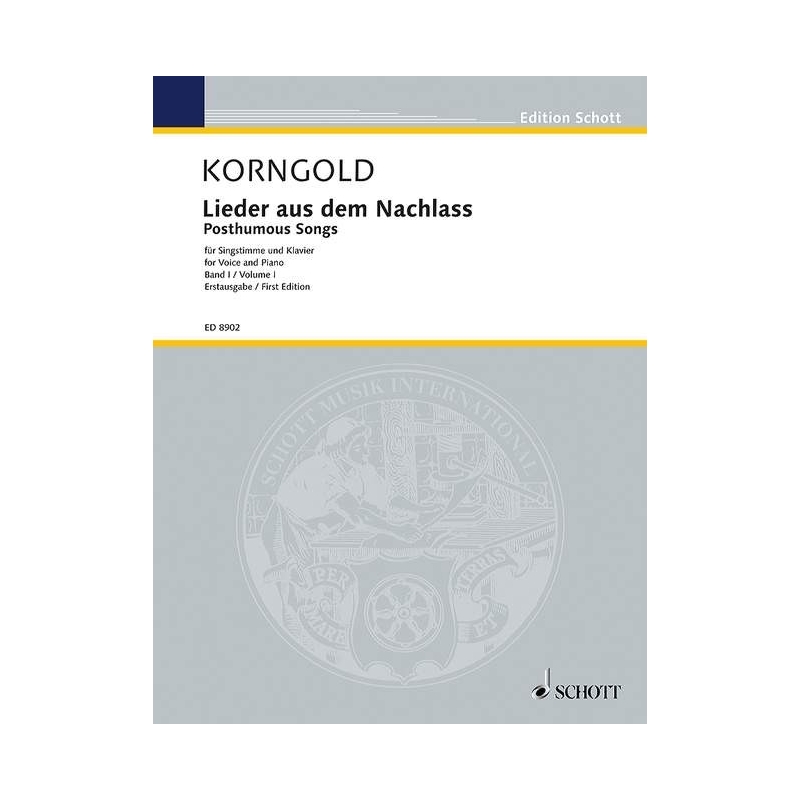 Korngold, Erich Wolfgang - Posthumous Songs   Band 1