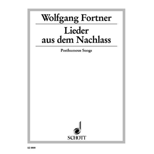 Fortner, Wolfgang - Posthumous Songs 
