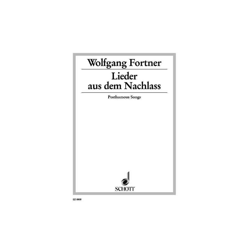 Fortner, Wolfgang - Posthumous Songs 