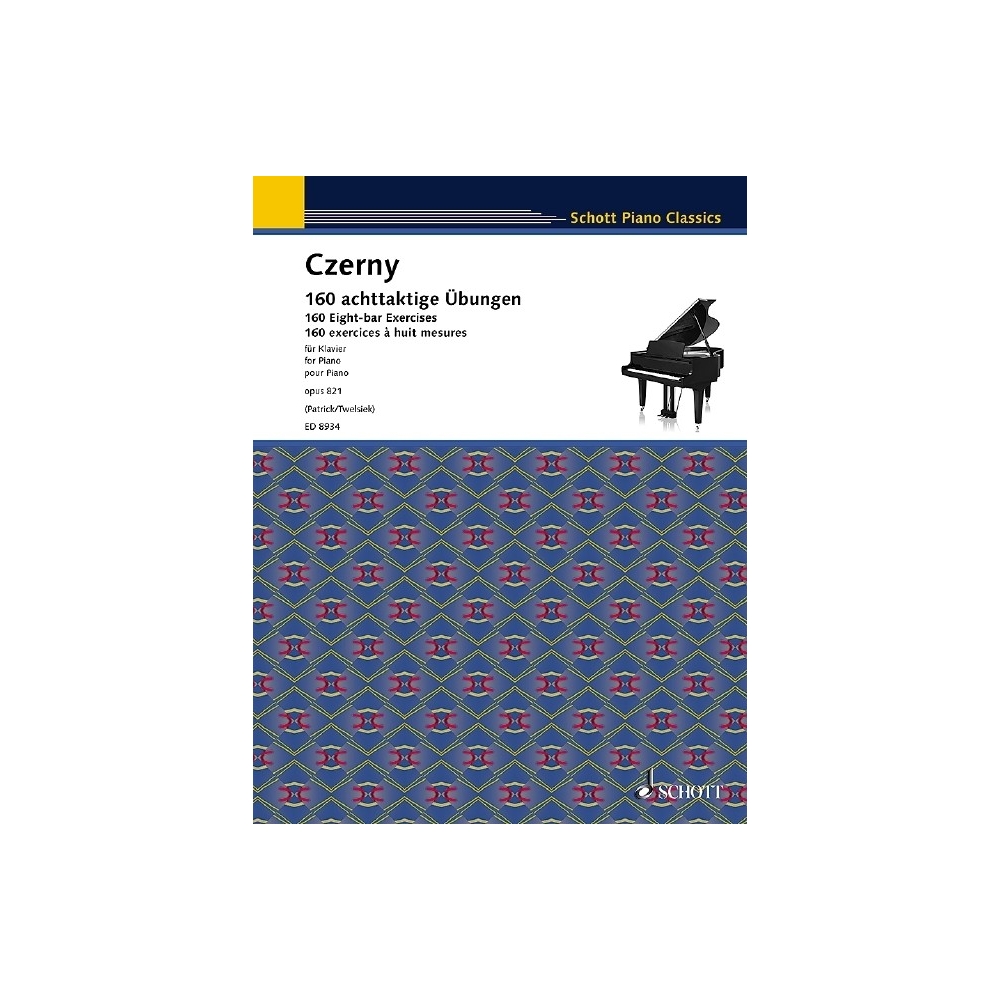 Czerny, Carl - 160 Eight-bar Exercises op. 821