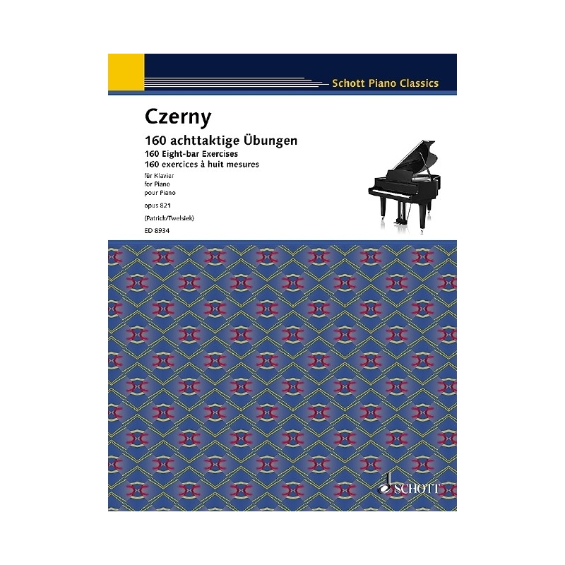 Czerny, Carl - 160 Eight-bar Exercises op. 821