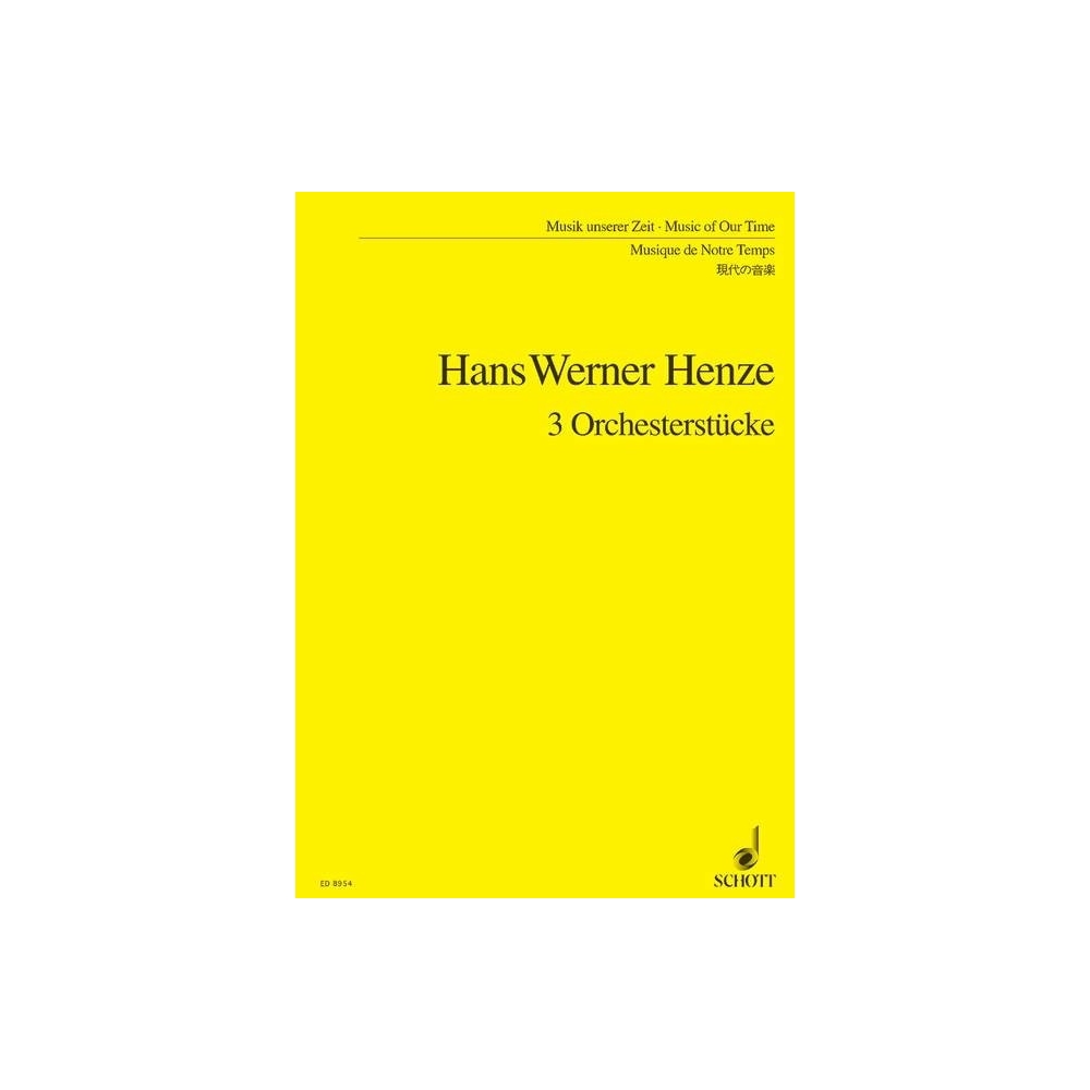 Henze, Hans Werner / Hartmann, Karl Amadeus - 3 Pieces for Orchestra