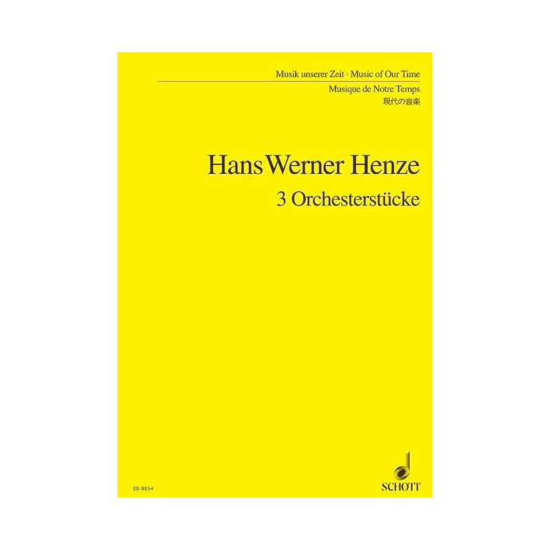 Henze, Hans Werner / Hartmann, Karl Amadeus - 3 Pieces for Orchestra