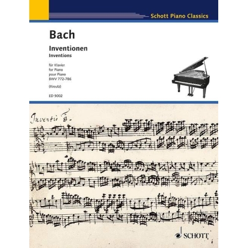 Bach, Johann Sebastian - Inventions and Sinfonias  BWV 772 - 801