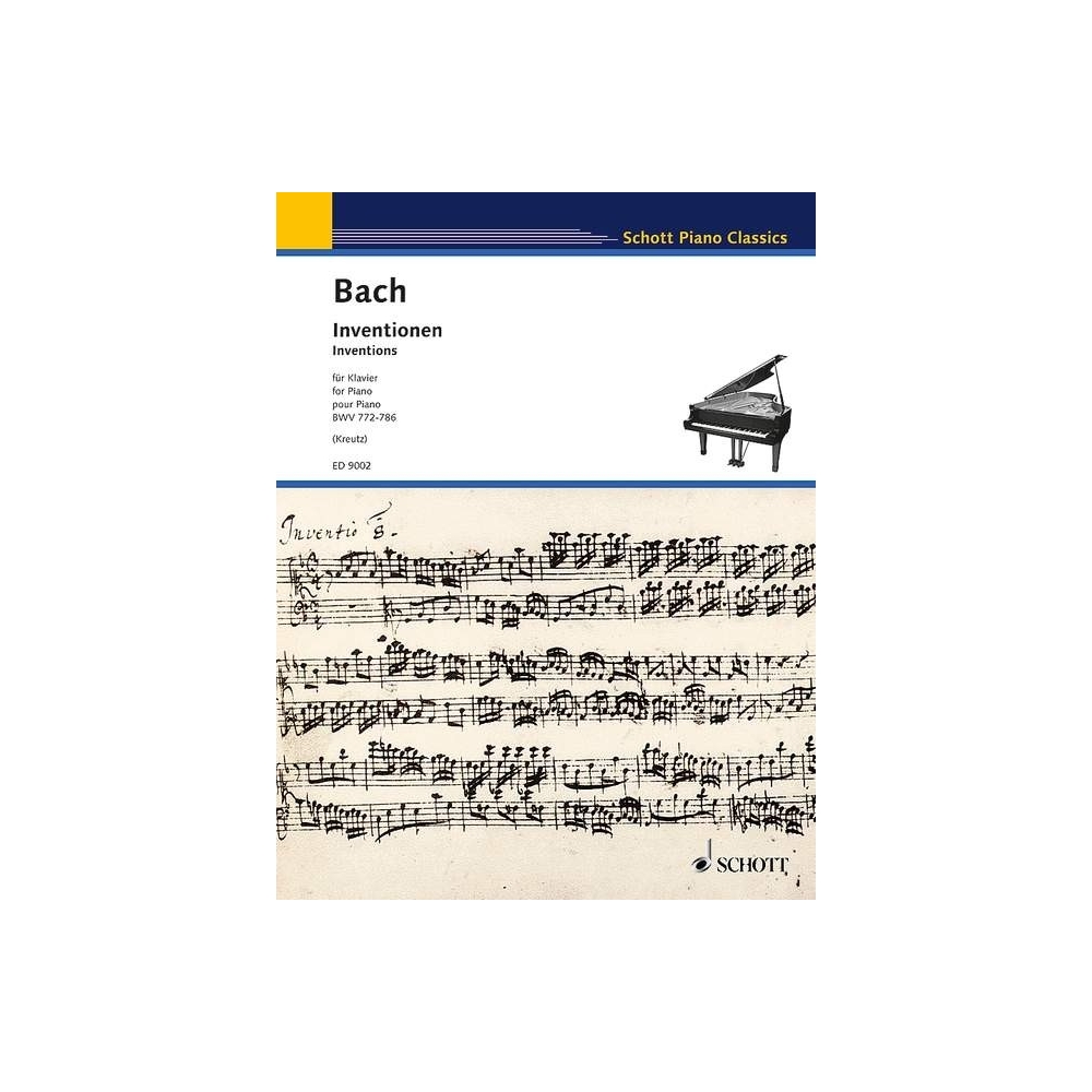 Bach, Johann Sebastian - Inventions and Sinfonias  BWV 772 - 801