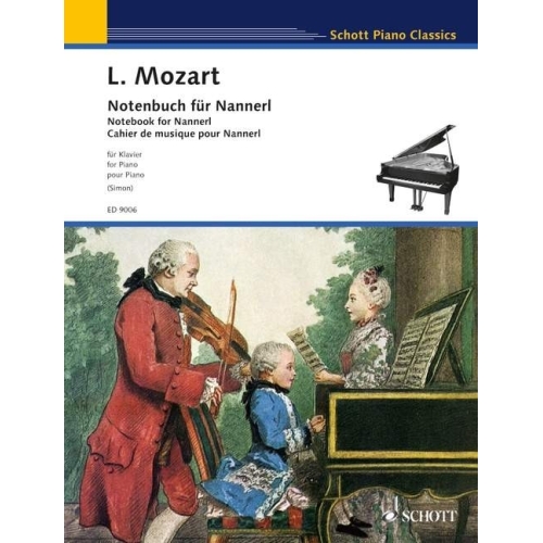Mozart, Leopold - Notebook for Nannerl