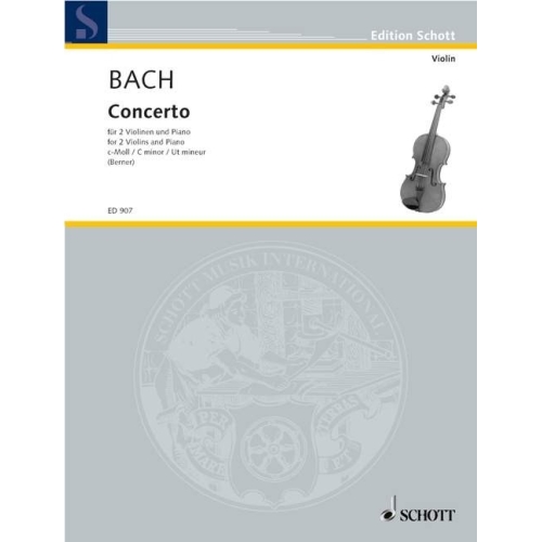 Bach, Johann Sebastian - Concerto in C Minor  BWV 1060
