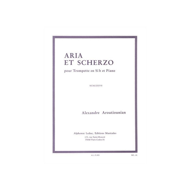 Aroutiounian, Alexandre - Aria Et Scherzo