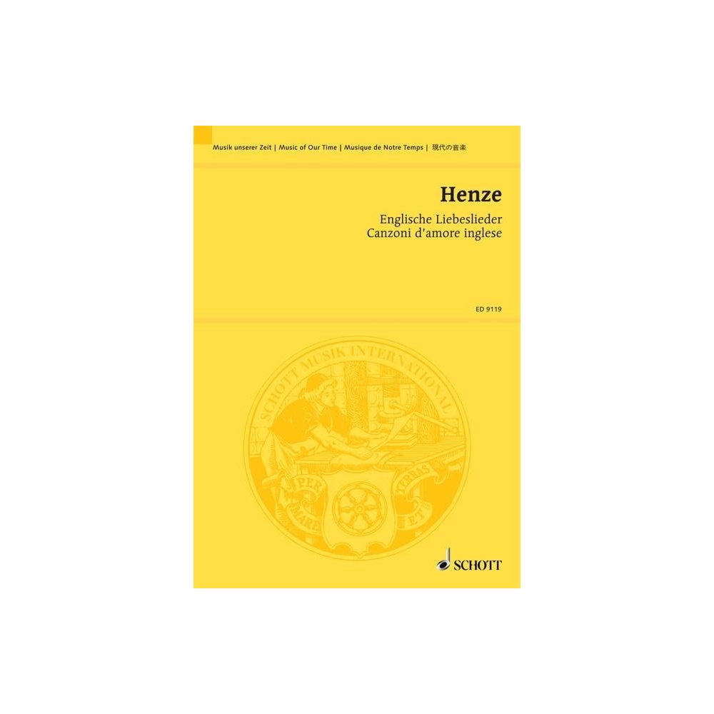 Henze, Hans Werner - Englische Liebeslieder 