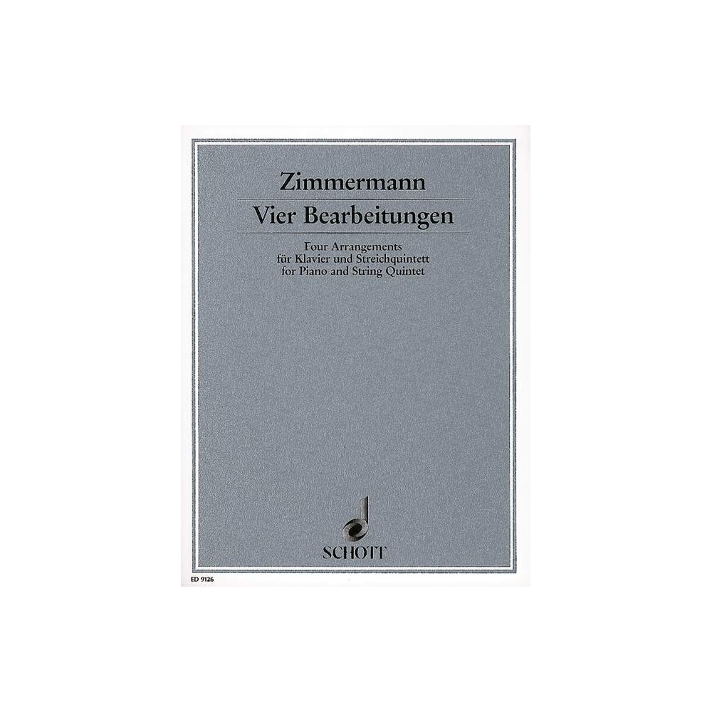 Zimmermann, Bernd Alois - 4 Arrangements 