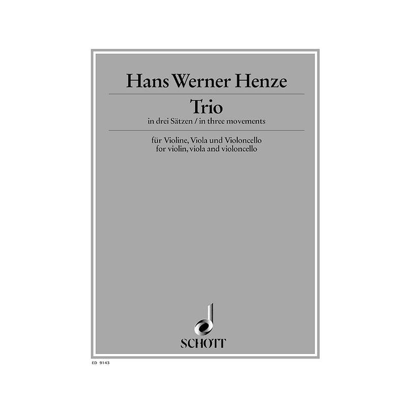 Henze, Hans Werner - Trio 