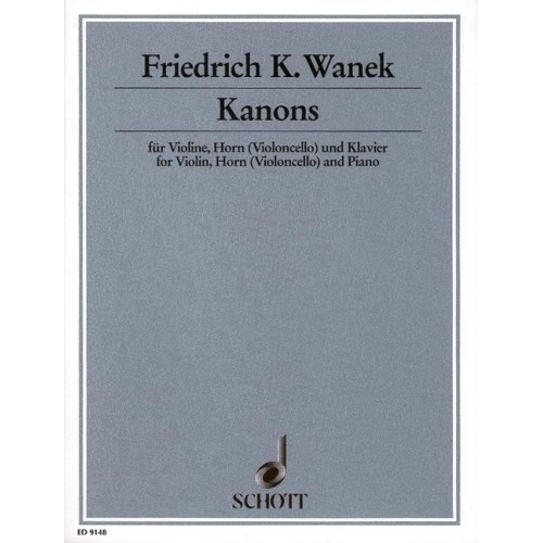 Wanek, Friedrich K. - Kanons