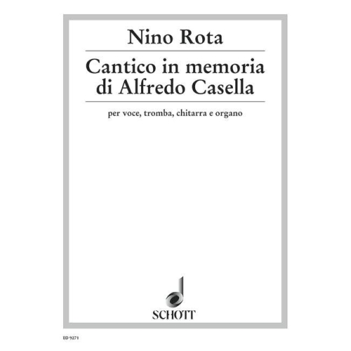 Rota, Nino - Cantico in memoria di Alfredo Casella