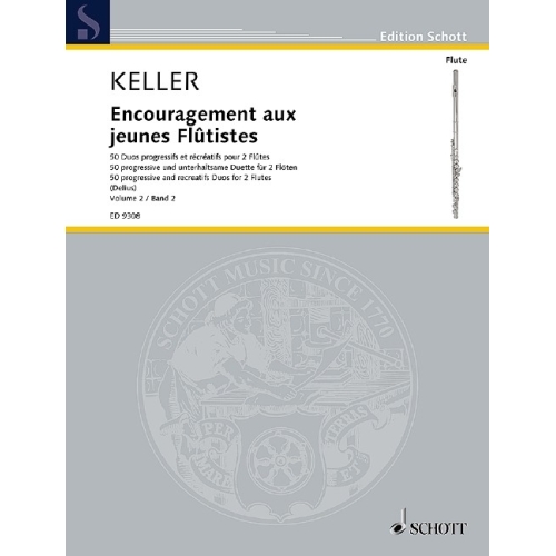 Keller, Charles - Encouragement for young flautists op. 62  Vol. 2