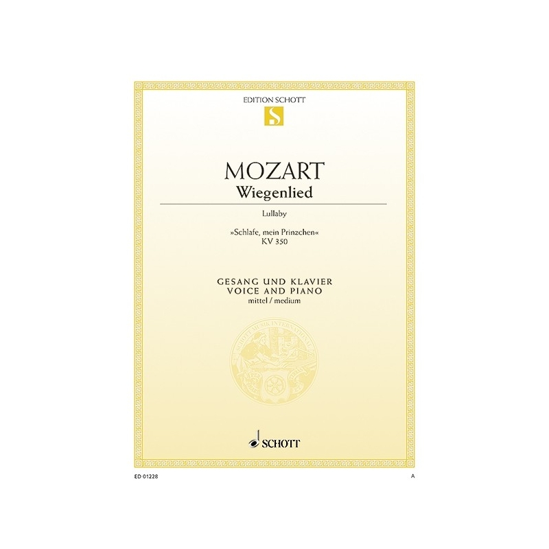 Mozart, Wolfgang Amadeus - Wiegenlied KV 350 