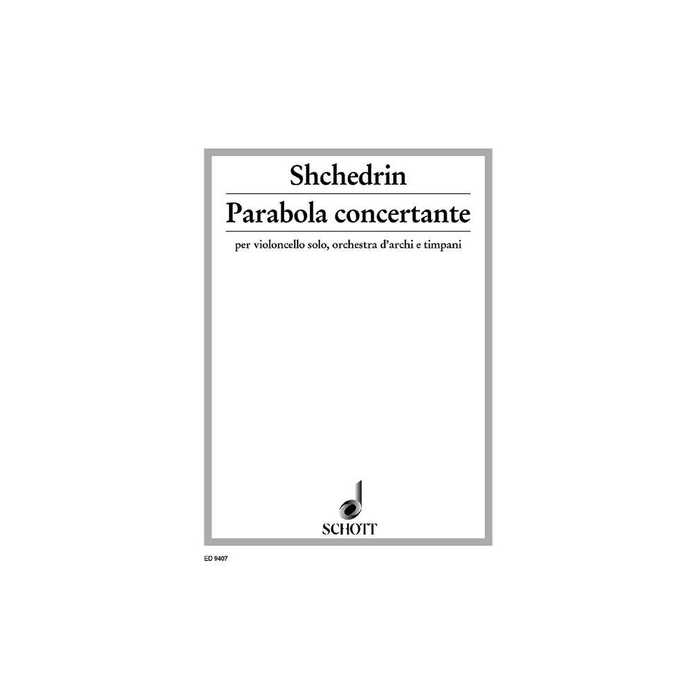 Shchedrin, Rodion - Parabola concertante 